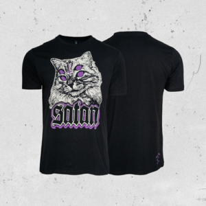 Satan Cat T-Shirt (Purple)